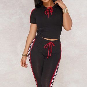 Checkered past-2 piece set!